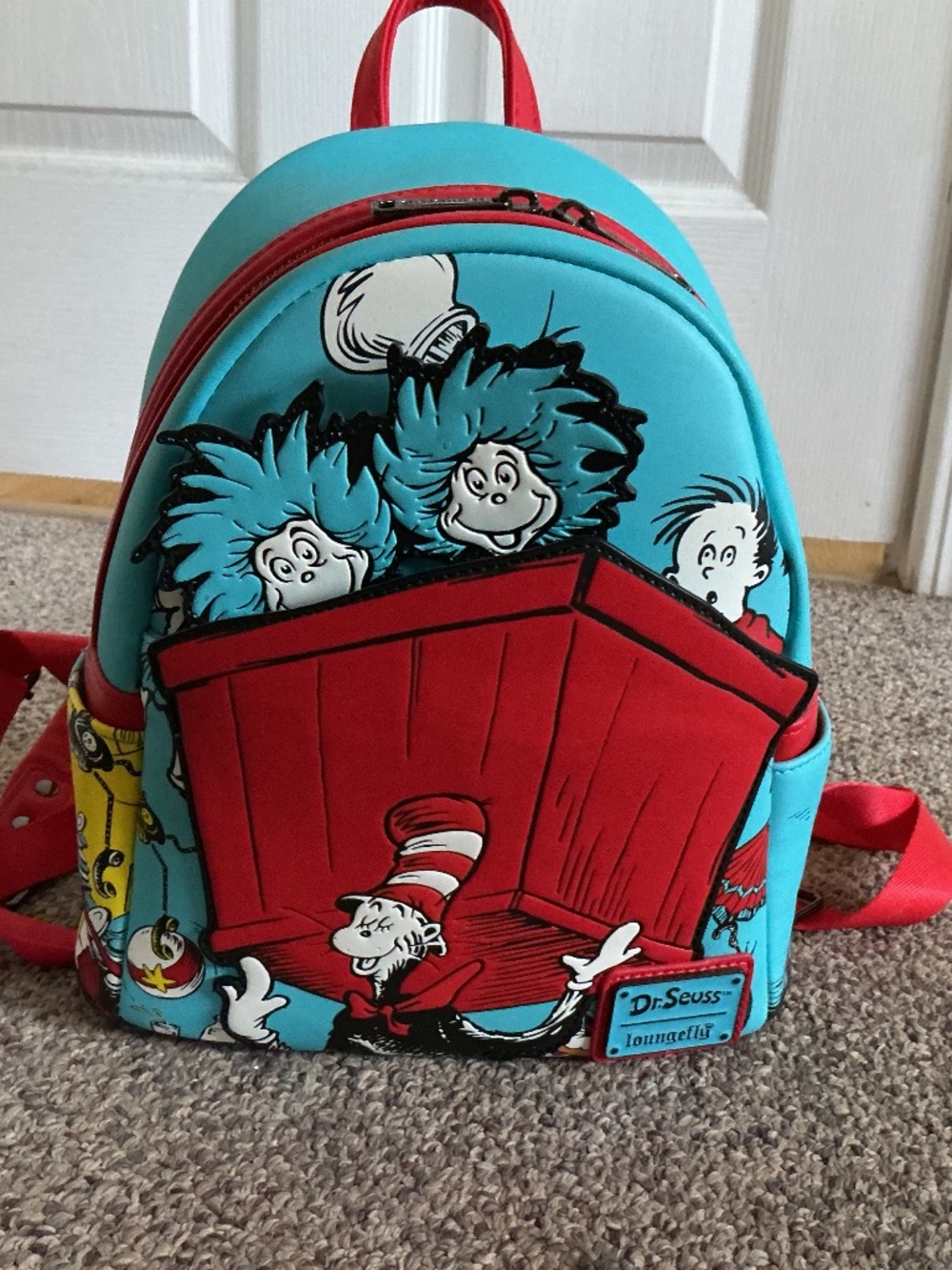 Loungefly Dr. Suesse Cat in the Hat backpack